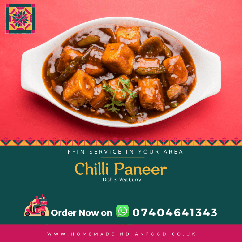 Indo-Chinese Chilli Paneer (Spicy Stir-Fried Cottage Cheese)