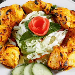 Punjabi Chicken Tikka (Spiced Grilled Chicken Pieces)