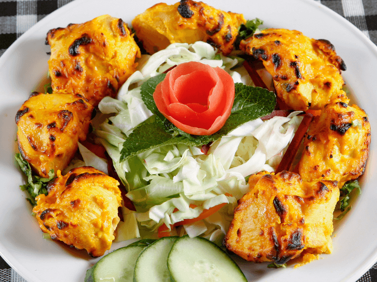 Punjabi Chicken Tikka (Spiced Grilled Chicken Pieces)