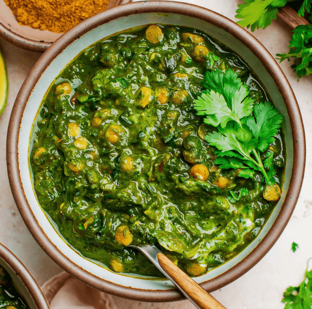 Truck Driver Style Dal Palak (Spinach and Lentil)