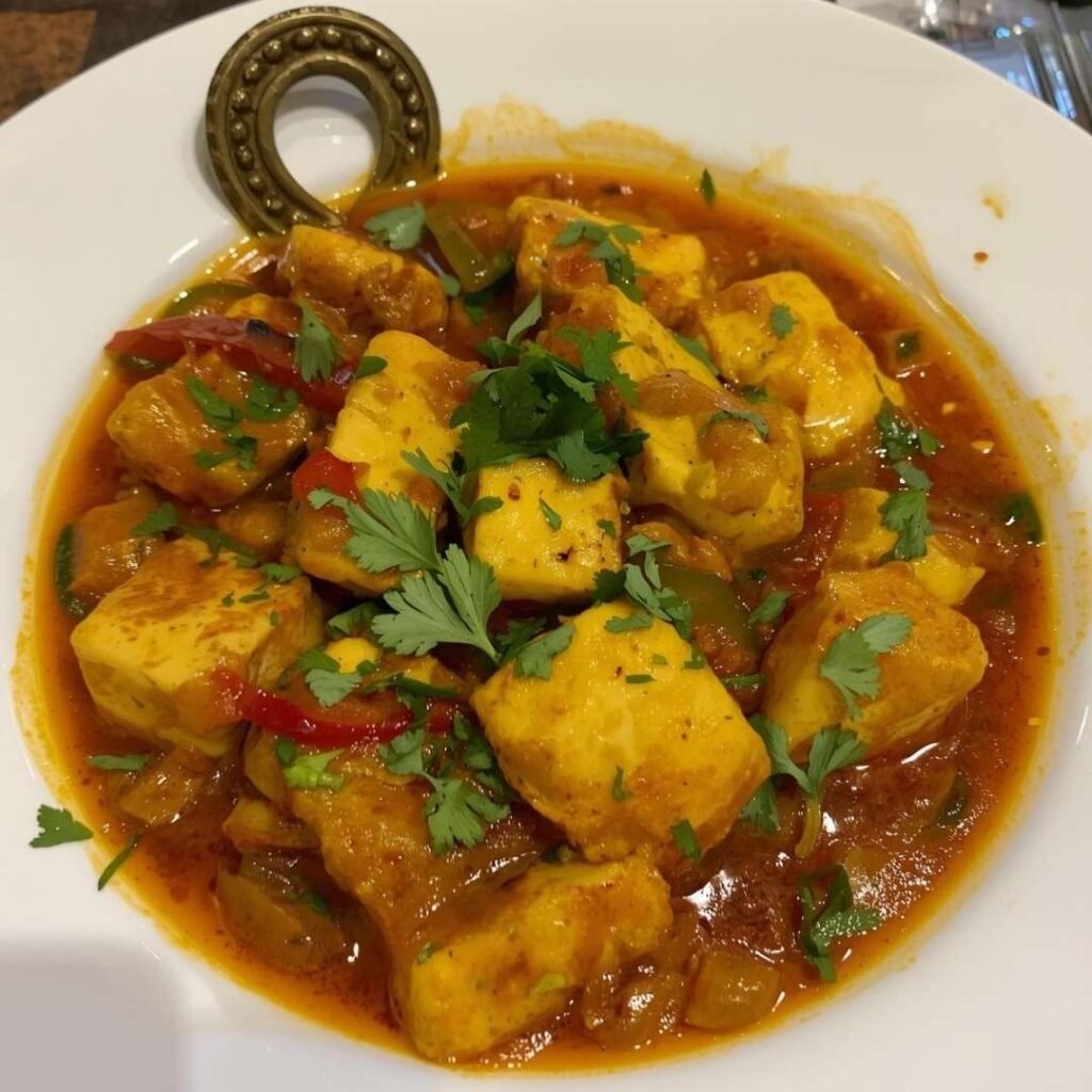 Lahori Kadhai Paneer (Spiced Cottage Cheese Curry)