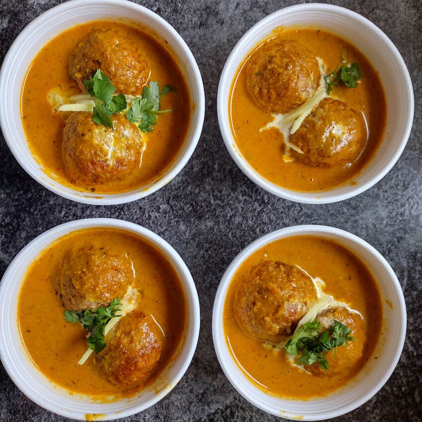 Mughlai Malai Kofta (Creamy Cottage Cheese & Vegetable Dumplings Curry)
