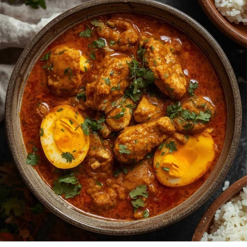 Chicken Keema and Egg Curry(Mince Chicken & Egg Curry)