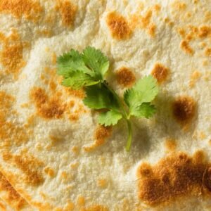 Mint (Pudina) Parantha (Flavoured Indian Layered Flatbread)