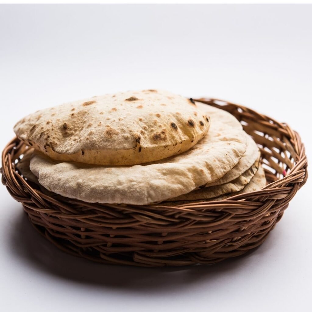 Pure Multigrain Chakki Atta Tawa Rotis (Healthy Wholegrain Indian Flatbread)