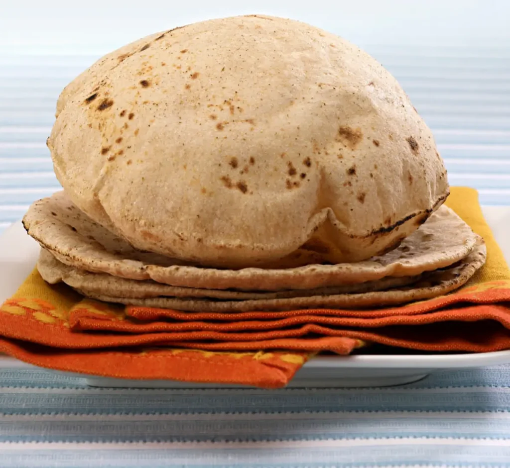 Plain Tawa Rotis (Chakki Atta Wholegrain Flatbread)