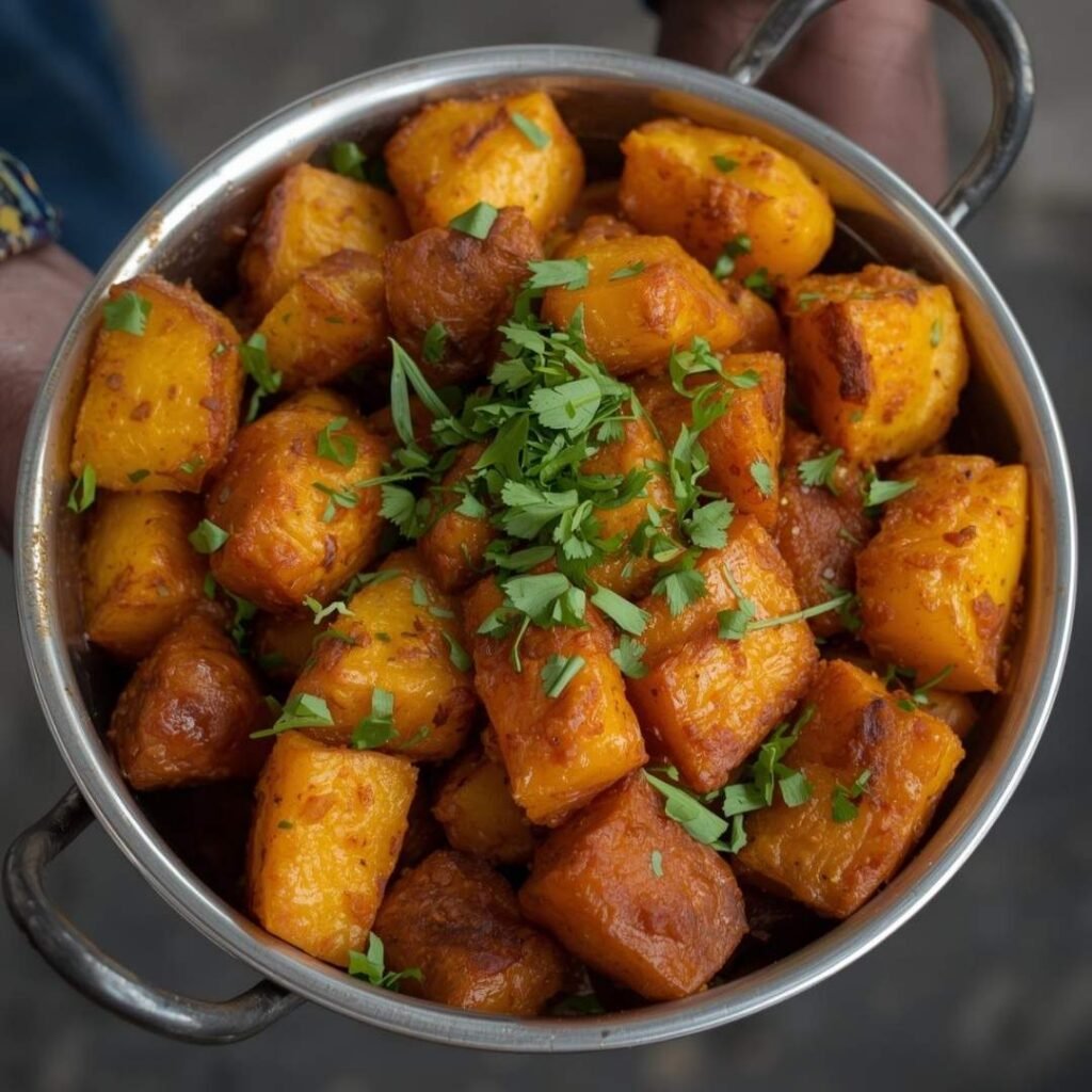 Mumbai Style Bombay Aloo (Stir Fry Spiced Potato)