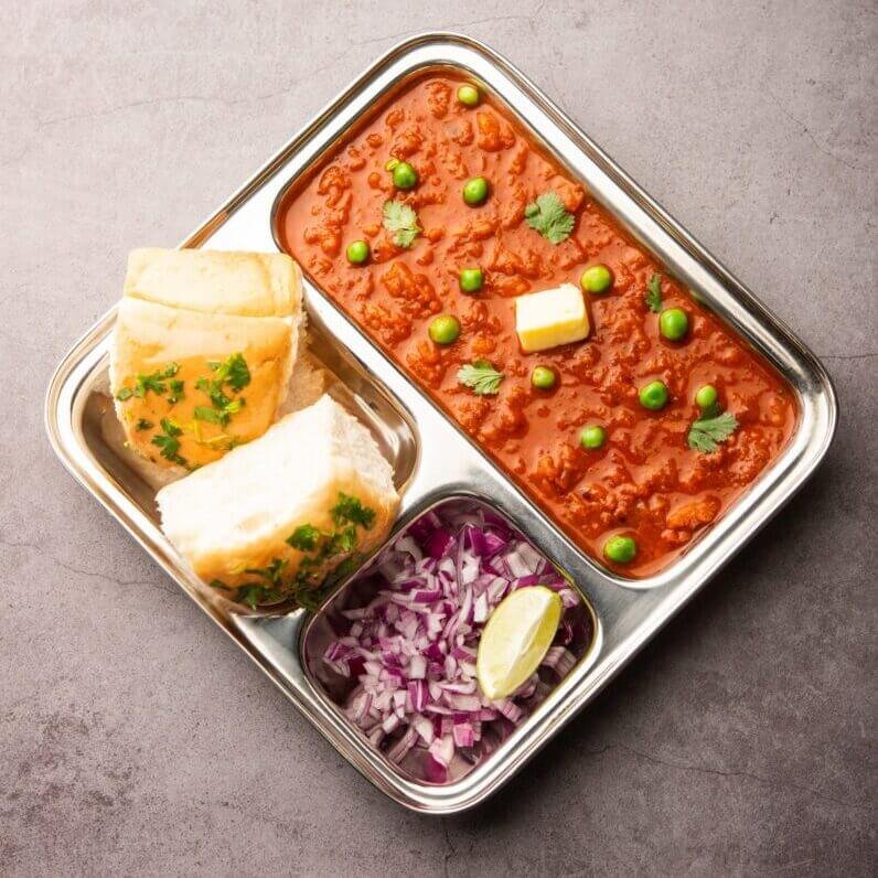 Pao Bhaji (Mumbai street food)